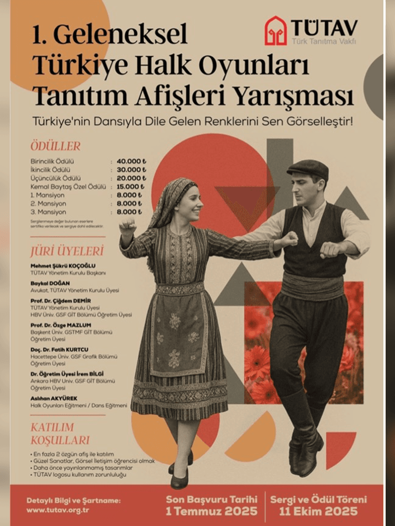 TÜTAV’dan Halk Oyunları Tanıtım Afişleri Yarışması…